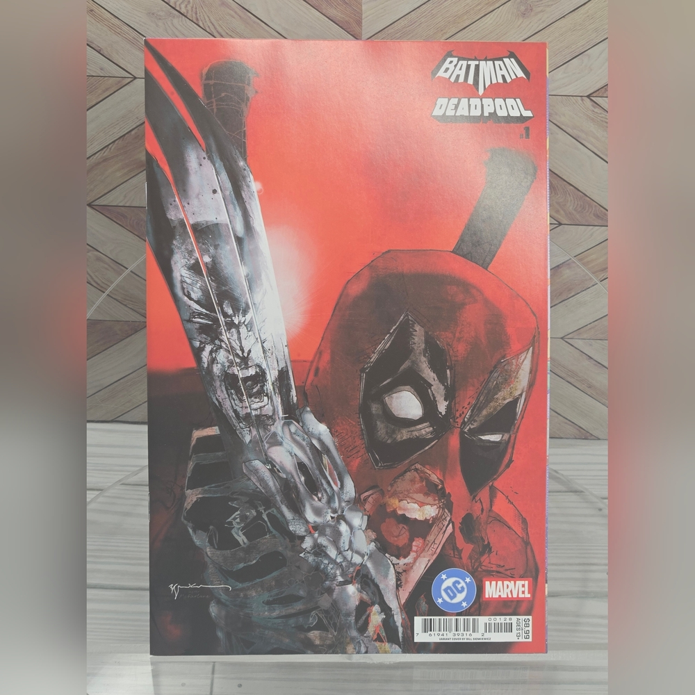 Batman Deadpool #1Q (2025) DC Comics & Marvel Comics, Bill Sienkiewicz